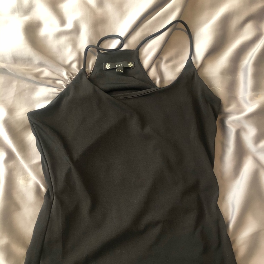 Black Racer Back Cami - Picture 2 of 3